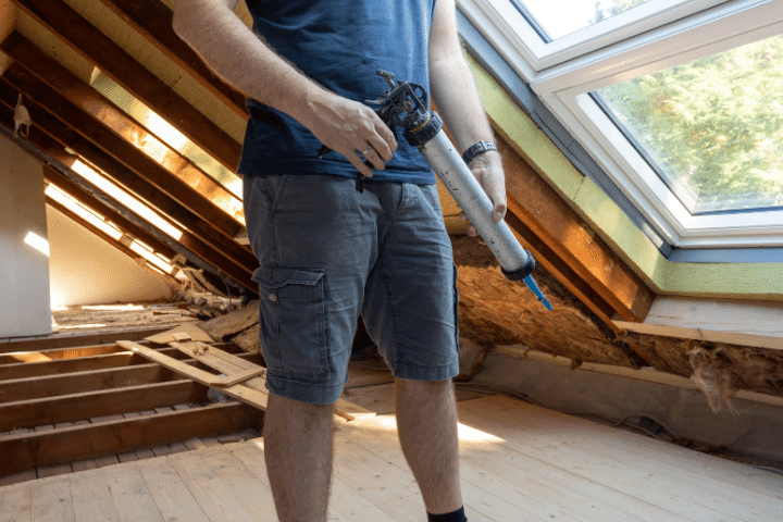 Air Sealing Gaps in Attic Insulation