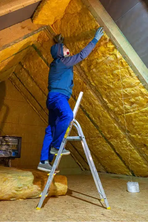 Batt insulation in Attic